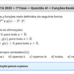 Matemática ITA 2023: Questão 41 — 1ª Fase