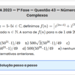 Matemática ITA 2023: Questão 43 — 1ª Fase