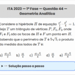 Matemática ITA 2023: Questão 44 — 1ª Fase