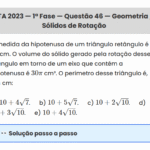 Matemática ITA 2023: Questão 46 — 1ª Fase