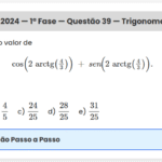 Matemática ITA 2024: Questão 39 — 1ª Fase