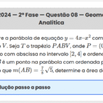 Matemática ITA 2024: Questão 8 — 2ª Fase