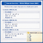 Mínimo Múltiplo Comum