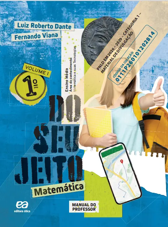 Capa — Do Seu Jeito Saraiva Matemática, Volume 1 — PNLD 2026