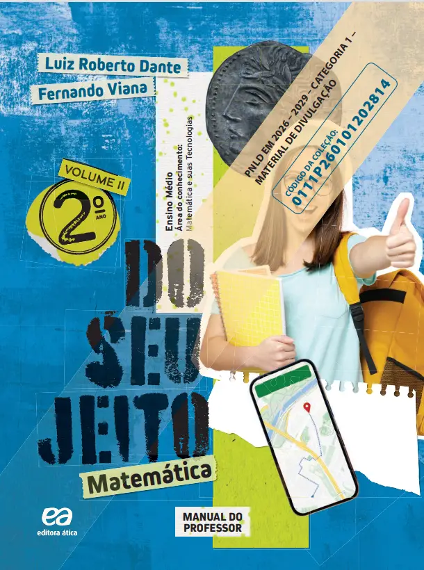 Capa — Do Seu Jeito Saraiva Matemática, Volume 2 — PNLD 2026
