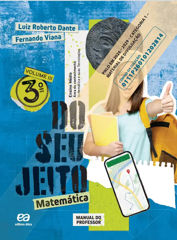 Capa — Do Seu Jeito Saraiva Matemática, Volume 3 — PNLD 2026