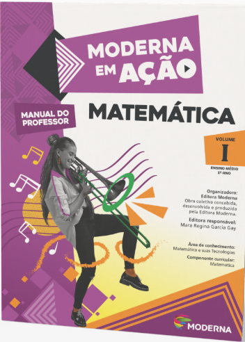 Capa — Matemática EM AÇÃO, Volume 1 — PNLD 2026