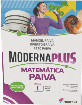 Capa — Moderna PLUS Matemática, Volume 1 — PNLD 2026