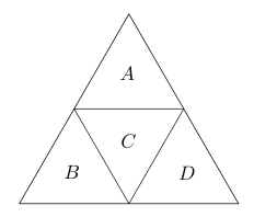 Triângulos A, B, C e D