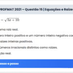 PROFMAT 2021 – Questão 15