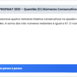 PROFMAT 2021 – Questão 23