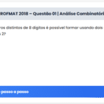 PROFMAT 2018 – Questão 01