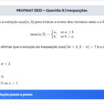 PROFMAT 2022 – Questão 8