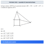PROFMAT 2022 – Questão 19