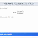 PROFMAT 2022 – Questão 21