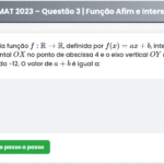 PROFMAT 2023 – Questão 3 