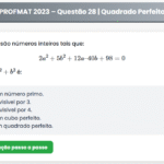 PROFMAT 2023 – Questão 28