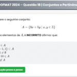 PROFMAT 2024 – Questão 18