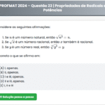 PROFMAT 2024 – Questão 23