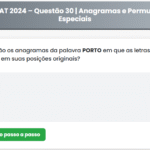 PROFMAT 2024 – Questão 30
