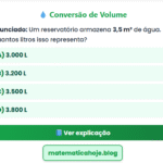  Conversão de Volume