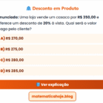 Desconto em Produto