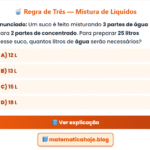 Exercício Regra de Três