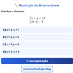 Sistema de Equações