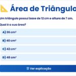 Exercício Área de Triângulo