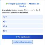 Abscissa do Vértice