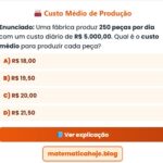 Custo Médio de Produção