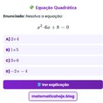 Exercício Equação Quadrática