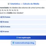 Exercício Estatística