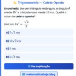 Exercício  Trigonometria 