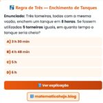 Exercício Regra de Três
