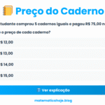 Compra de Cadernos