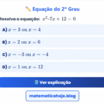 Exercício Equação do 2º Grau
