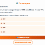 Exercício Porcentagem