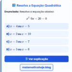  Resolva a Equação Quadrática