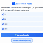 Divisão com Resto