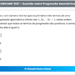 UNICAMP 2021 | Matemática | 1ª Fase