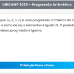 UNICAMP 2020 | Matemática | 1ª Fase