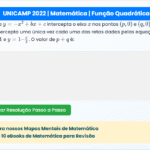 UNICAMP 2022 | Matemática | 1ª Fase