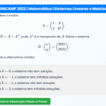 UNICAMP 2022 | Matemática | 1ª Fase