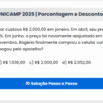 UNICAMP 2025 | Matemática | 1ª Fase