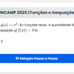UNICAMP 2025 | Matemática | 1ª Fase