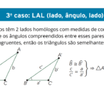 3º Caso de Semelhança de Triângulos: LAL (Lado, Ângulo, Lado)