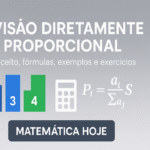 Divisão diretamente proporcional