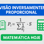 Divisão inversamente proporcional