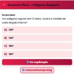 Exercício Geometria Plana